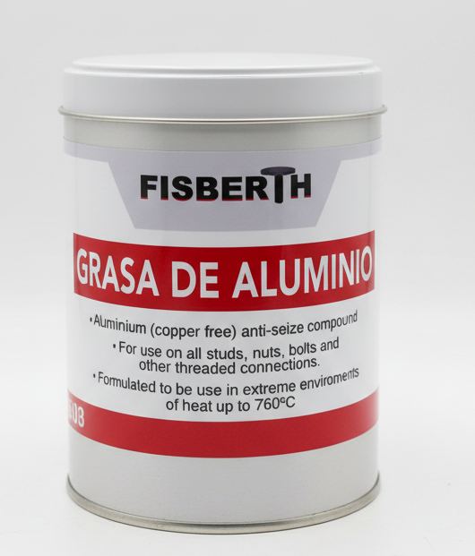 Envase de grasa de aluminio Fisberth